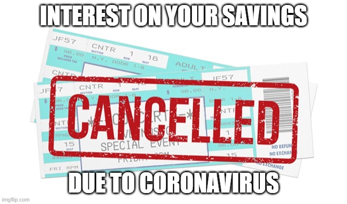 Corona virus cancelled interest rates